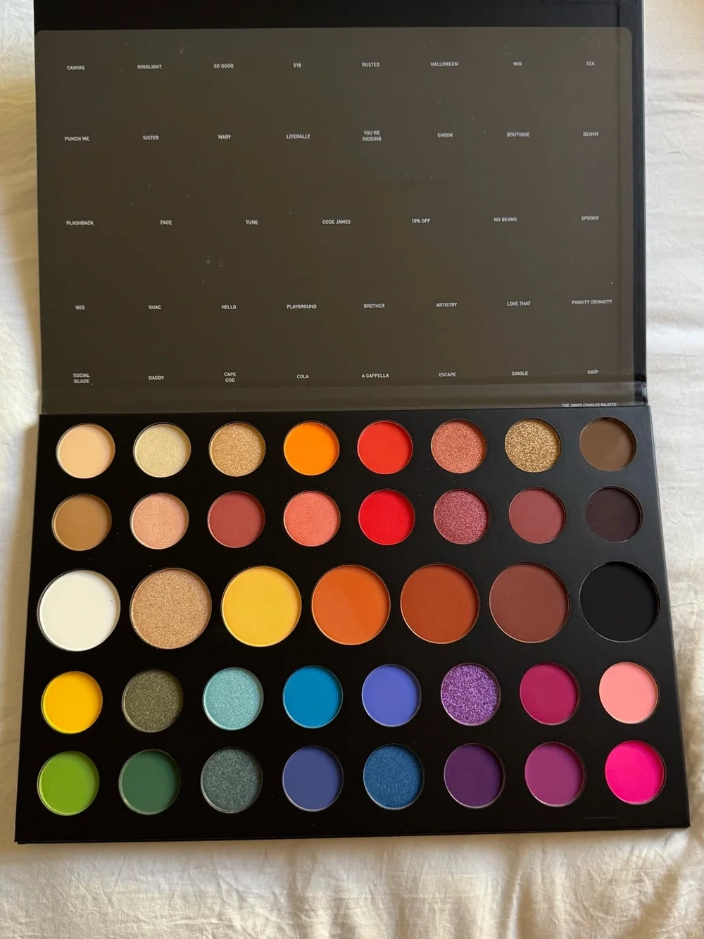 Vibrant Multi-Color Eyeshadow Palette - 35 Shades